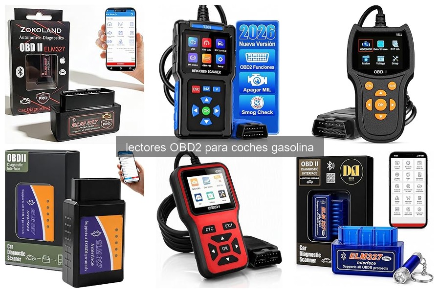 Mejores lectores OBD2 para coches gasolina en 2023