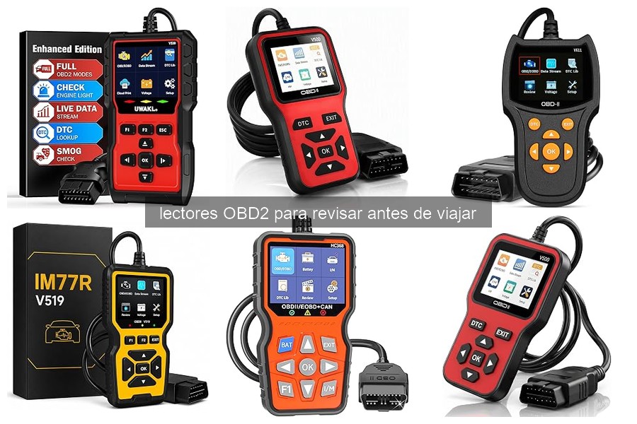 Mejores lectores OBD2 para revisar tu coche antes de viajar