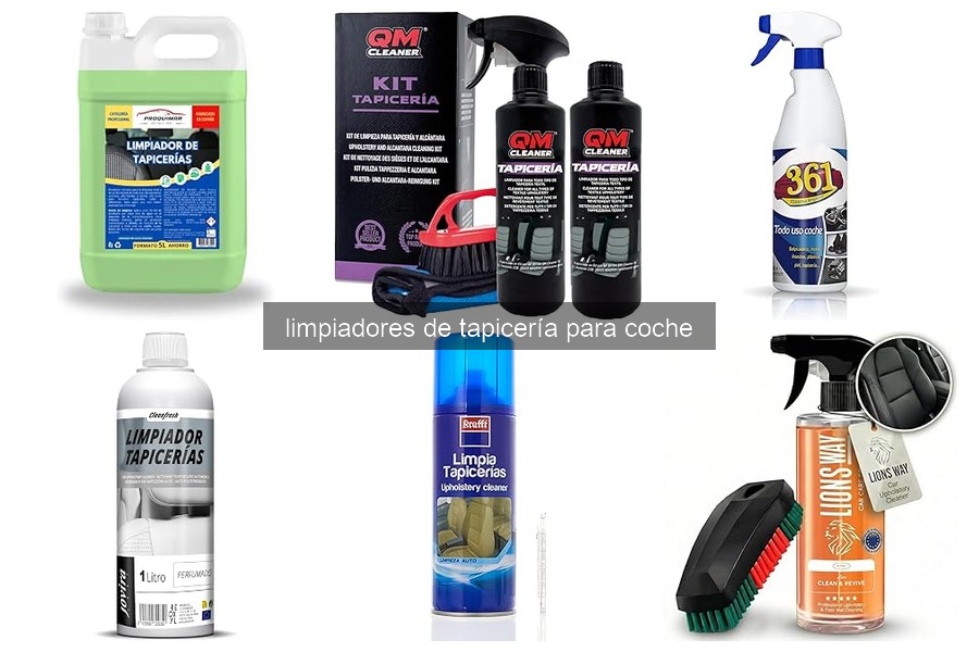 Mejores limpiadores de tapicería para coche en 2026