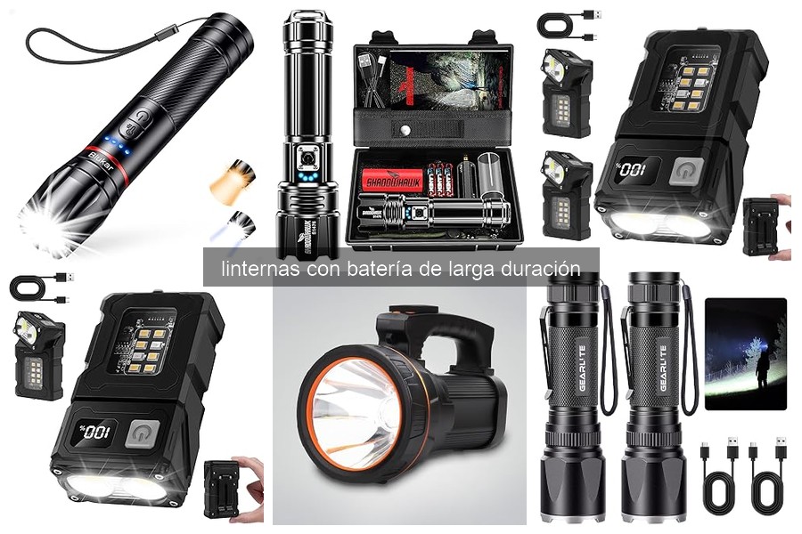 Mejores linternas con batería de larga duración para coches