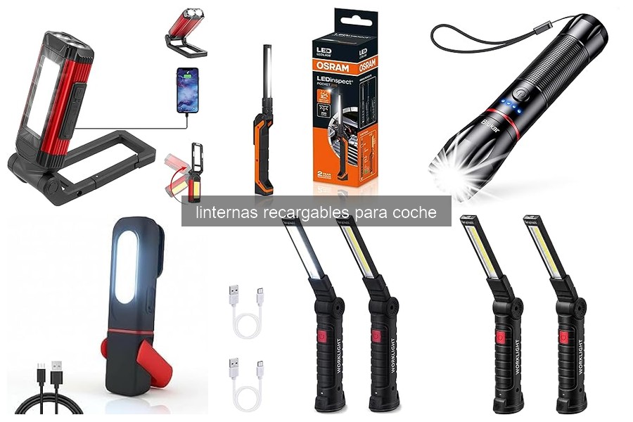 Mejores linternas recargables para emergencias en el coche