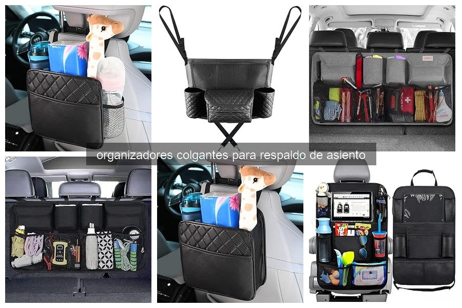 Mejores organizadores colgantes para respaldo de asiento en 2026