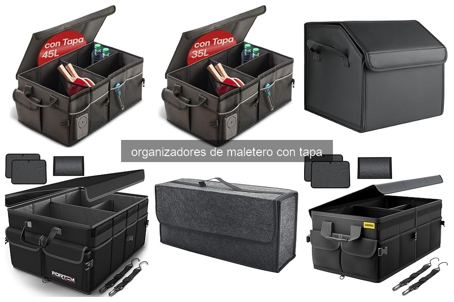 Mejores organizadores de maletero con tapa en 2026