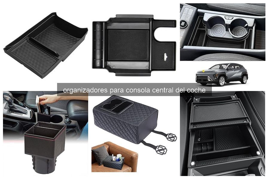 Mejores organizadores para consola central del coche (2026)