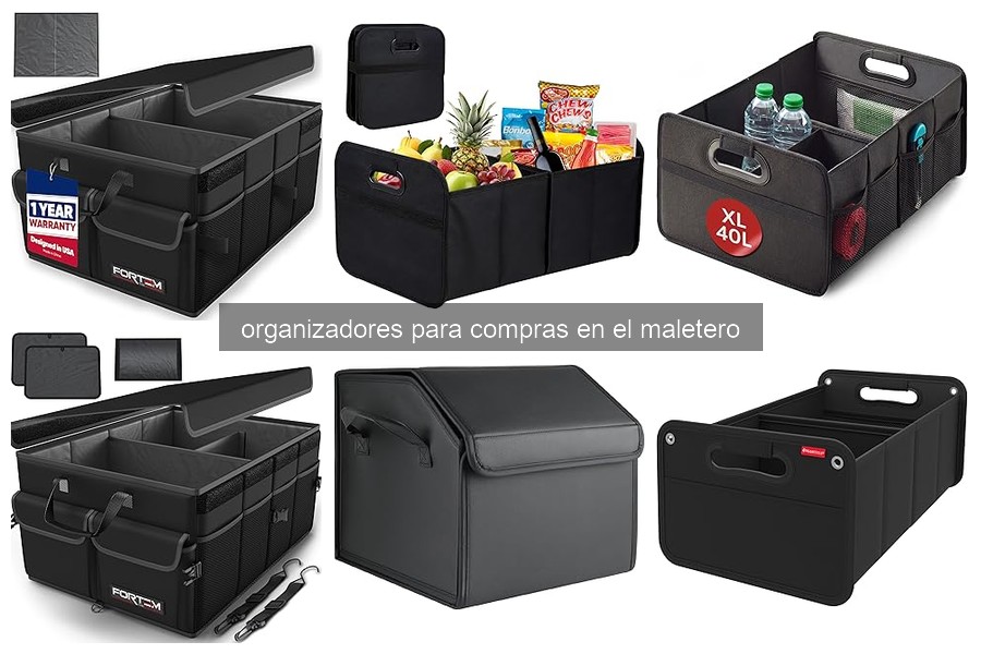 Mejores organizadores para maletero para familias con niños
