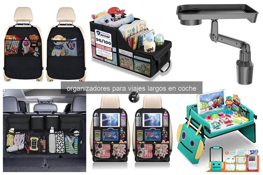 Mejores organizadores para viajes en coche: comparativa 2026