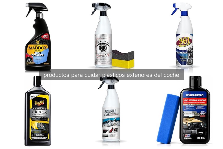 Mejores productos para cuidar plásticos exteriores del coche