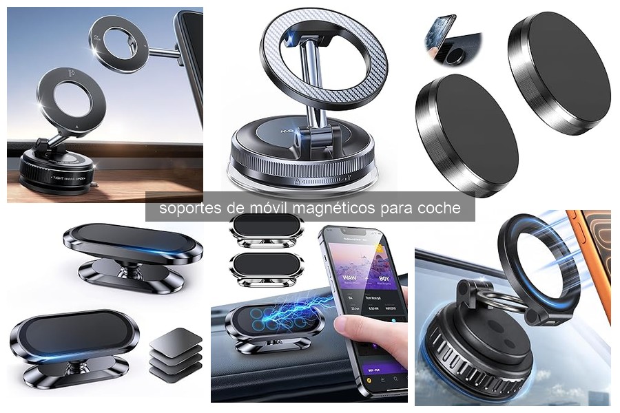 Mejores soportes de móvil magnéticos para coche en 2023