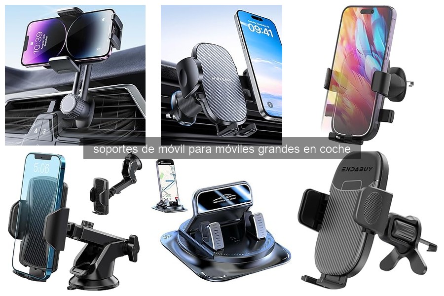 Mejores soportes de móvil para coches grandes en 2026