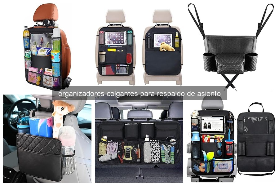 Organizador Colgante para Respaldo de Asiento: Funciones y Beneficios