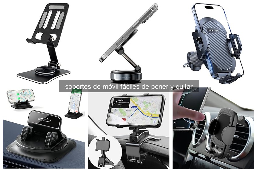 Problemas comunes al usar soportes de móvil en el coche
