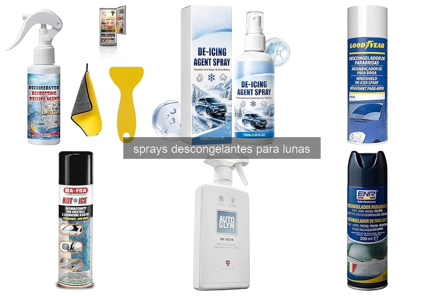 Problemas Comunes al Usar Sprays Descongelantes para Lunas