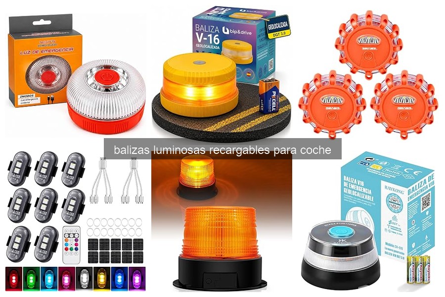 Problemas comunes con balizas luminosas recargables y soluciones
