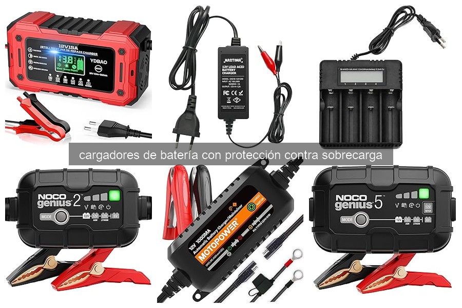 Problemas comunes con cargadores de batería protegidos