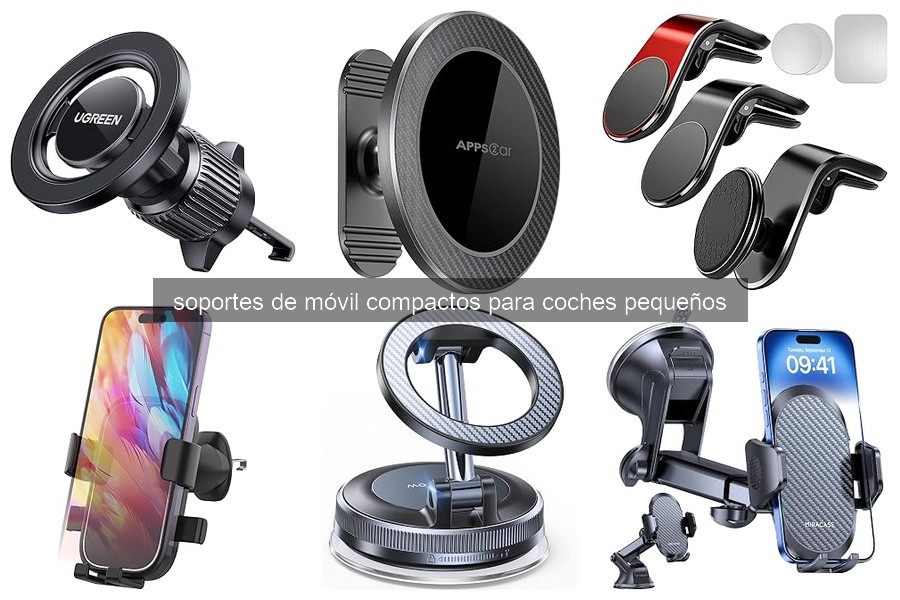 Problemas comunes con soportes de móvil compactos para coches pequeños