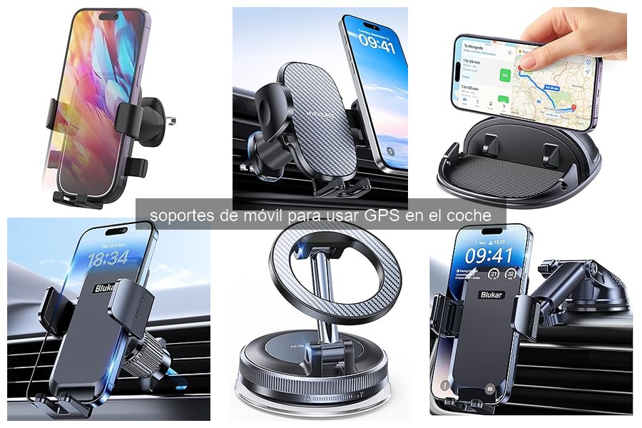 Problemas comunes con soportes de móvil para GPS en el coche