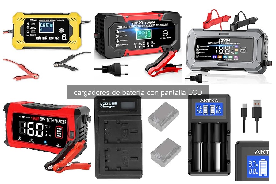 Problemas comunes de cargadores de batería con pantalla LCD