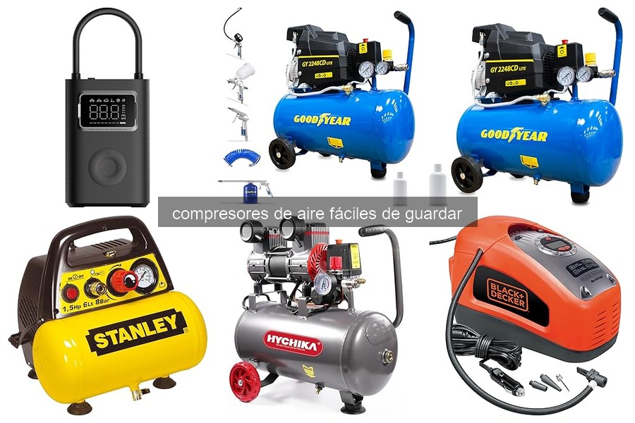 Problemas comunes de compresores de aire fáciles de guardar