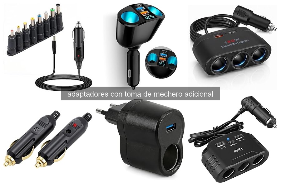 ¿Qué es un adaptador con toma de mechero adicional?
