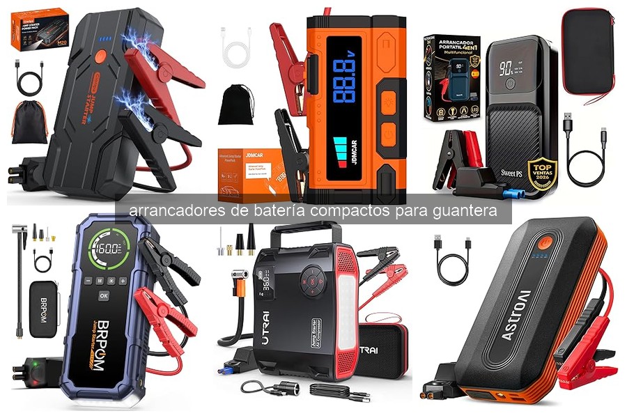 ¿Qué es un arrancador de batería compacto y cómo funciona?