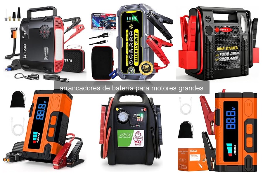 ¿Qué es un arrancador de batería para motores grandes?
