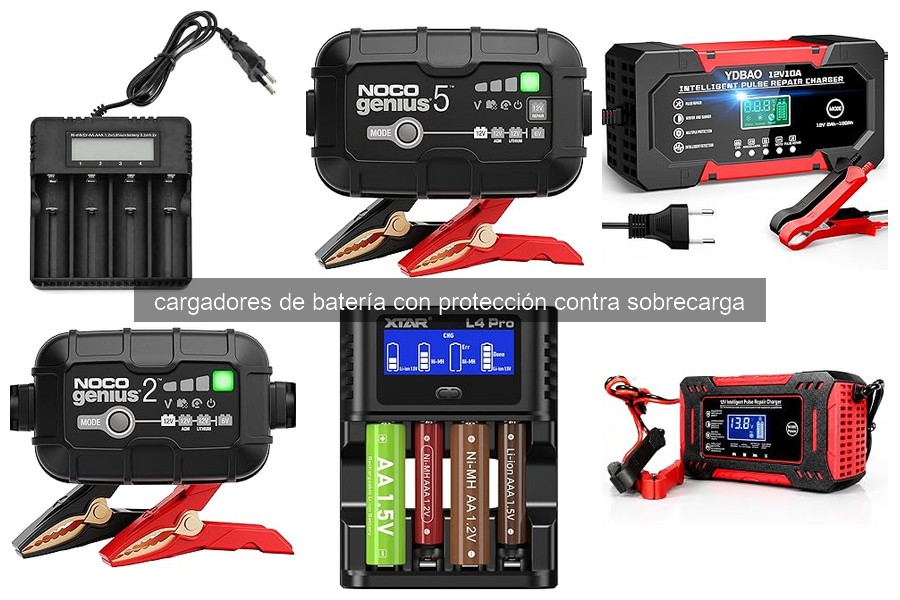 ¿Qué es un cargador de batería con protección contra sobrecarga?