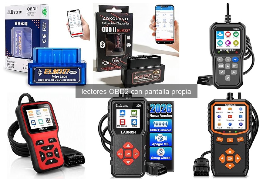 ¿Qué es un lector OBD2 con pantalla propia y cómo funciona?