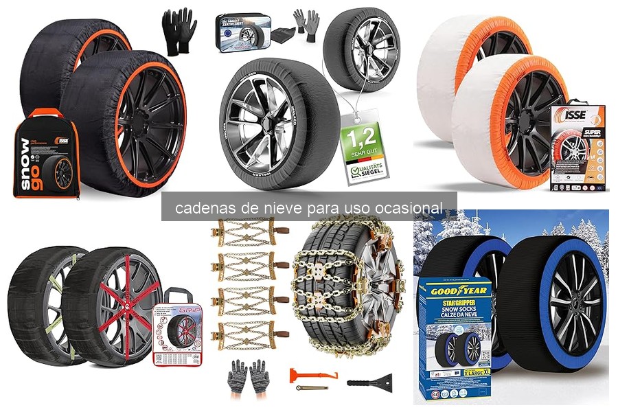 ¿Qué son las cadenas de nieve y cómo se utilizan?
