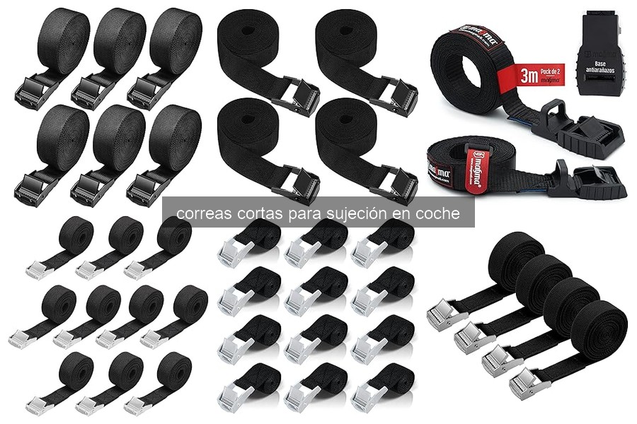 ¿Qué son las correas cortas para sujeción en coche?