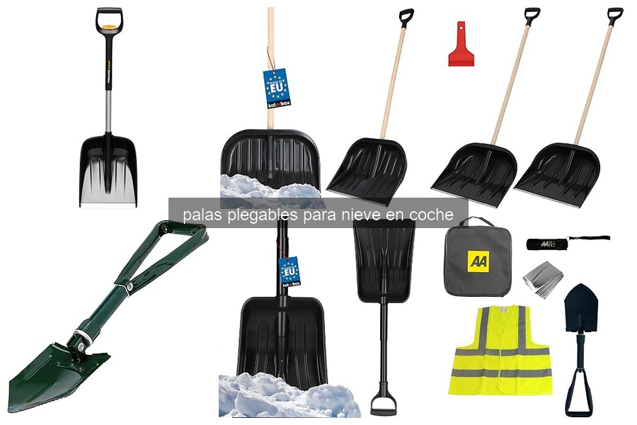 ¿Qué son las palas plegables para nieve y cómo funcionan?