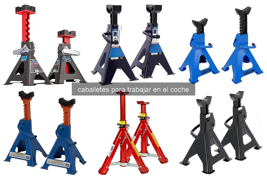 ¿Qué son los caballetes para trabajar en el coche?