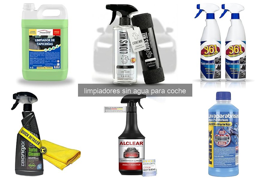 ¿Qué son los limpiadores sin agua para coche? Ventajas y más