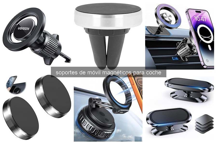 ¿Qué son los soportes de móvil magnéticos para coche?