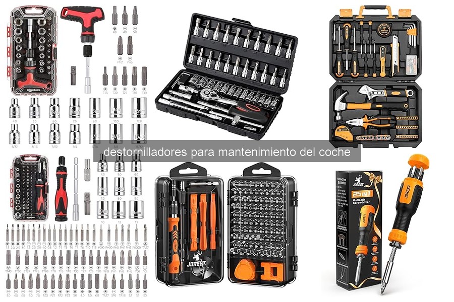 Tipos de destornilladores esenciales para el mantenimiento del coche