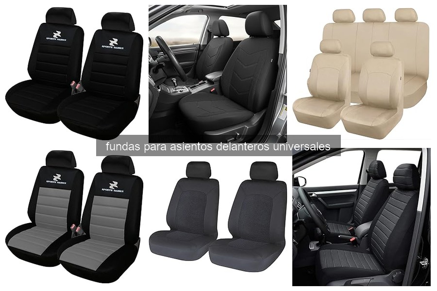 Tipos de Fundas para Asientos Delanteros Universales