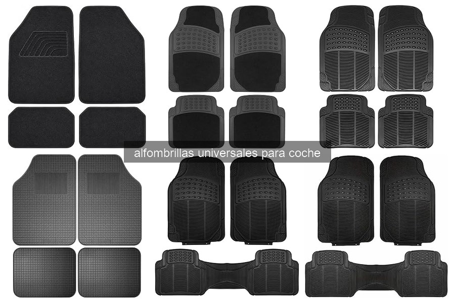 Ventajas y desventajas de las alfombrillas universales para coche